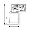 Deko-Light 3-phase socket adapter D LINE, grey