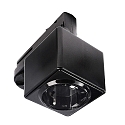 Adaptateur pour prise triphas� D LINE, noir 