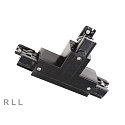 Connecteur en T triphas� D LINE flexible, noir 