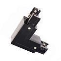 Connecteur en L triphas� D LINE gauche-droite avec m�canisme interchangeable, noir 