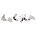 Deko-Light Connecteur en L triphas� D LINE gauche-droite avec m�canisme interchangeable, noir 