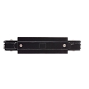 Deko-Light Connecteur longitudinal triphas� D LINE avec possibilit� d'alimentation, noir 
