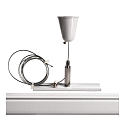 Deko-Light Suspension pendante triphas� D LINE avec rosette, blanche