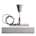 Deko-Light Suspension pendante triphas� D LINE avec rosette, gris