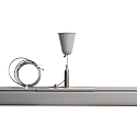 Deko-Light Suspension pendante triphas� D LINE avec rosette, gris