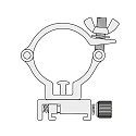 Deko-Light Accessories for 3-phase track system D LINE - Truss adapter with half clamp