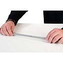 Deko-Light Extension for Ceiling suspension for 3-phase luminaire D LINE, rigid, 310 mm , silver