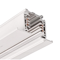 Deko-Light 3-phase recessed track D LINE/DALI 200CM, white