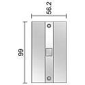 Deko-Light Couverture triphas� D LINE/DALI - STRAIGHT CONNECTOR contr�lable par DALI, noir