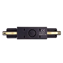 Deko-Light 1- raccord monophas� D ONE avec possibilit� d'alimentation, gauche-droite, noir