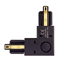 Deko-Light 1- Connecteur en L monophas� D ONE gauche, noir