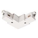 1- Connecteur en L monophas� D ONE droite, blanche