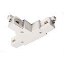Connecteur en T monophas� D ONE droite-gauche-gauche, blanc trafic