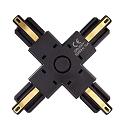 Deko-Light 1- Connecteur en X monophas� D ONE, noir graphite