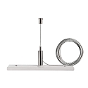 1-Suspension plafonnier monophas� D ONE, blanc trafic