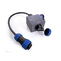Distributeur WEIPU 2 p�les, bleu, noir 