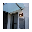 Deko-Light Luminaire mural d�ext�rieur RILONGO E27 IP54, marron, blanche