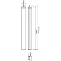 Outdoor LED ceiling luminaire TRI PROOF MOTION, IP65 IK08, with concealed HF sensor, 114.5cm, 24.5W 4000K 2500lm 120�
