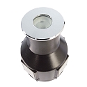 Deko-Light Outdoor LED in-ground luminaire ALZIRR II, symmetrical, IP67, 24V DC, 2.4W 3000K 150lm 450cd 30�, stainless steel