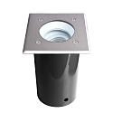 Projecteur encastr� PAVO SET angulaire GU10 IP67, noir  gradable