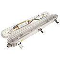 Deko-Light Luminaire pour locaux humides TRI PROOF BASIC MOTION HF - 610MM avec capteur, r�sistant aux chocs, commutable IP65, gris 