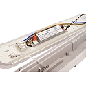 Deko-Light Luminaire pour locaux humides TRI PROOF BASIC MOTION HF - 1210MM avec capteur, r�sistant aux chocs, commutable IP65, gris 