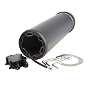 Deko-Light Borne d'éclairage FARO 100 avec optique de lentille, câblé en continu IP65, gris foncé gradable