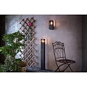 Deko-Light Borne d'�clairage FACADO II 1000MM TONED angulaire E27 IP65, gris fonc�, mat gradable