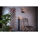 Deko-Light Borne d'�clairage FACADO II 1000MM TONED angulaire E27 IP65, gris fonc�, mat gradable