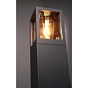 Deko-Light Borne d'�clairage FACADO II 1000MM TONED angulaire E27 IP65, gris fonc�, mat gradable