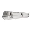 Luminaire pour locaux humides TRI PROOF BASIC 61CM / 10W 840 ON-OFF r�sistant aux chocs, commutable IP65, gris clair 