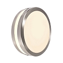 Luminaire mural d'ext�rieur SCUTI II � 2 flammes E27 IP44, acier inoxydable bross�, satin�, blanche