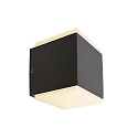 Luminaire mural d'ext�rieur ANCHA II rayonnement sym�trique IP54, gris fonc�, laiteux
