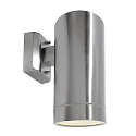 Luminaire mural d'ext�rieur ZILLY IV DOWN Bas E27 IP44, d�gager, argent, transparent gradable
