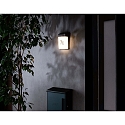 Deko-Light Outdoor LED wall luminaire GIANFAR, IP54, 12.5W 3000K 930lm 120�, incl. House number set, die-cast aluminum, dark grey