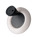 Deko-Light Outdoor LED wall luminaire BERMUDA, IP65, 10.6W 3000K 600lm 360�, dimmable, die-cast aluminum, black grey / opal