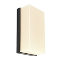 Deko-Light Luminaire mural d’extérieur GRUMIUM angulaire, CCT Switch IP54, gris foncé, satiné, blanche