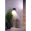 Deko-Light Luminaire mural d'ext�rieur JABBAH Bas, � 1 flamme, asym�trique IP65, gris fonc� 