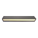 Deko-Light Luminaire mural d'extérieur LINEAR I SINGLE IP65, gris foncé, laiteux