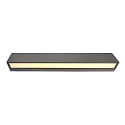 Deko-Light Luminaire mural d'extérieur LINEAR I SINGLE IP65, gris foncé, laiteux