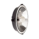 Deko-Light Applique et plafonnier SOTANO RETRO rond E27 IP44, noir gradable