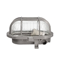 Deko-Light Applique et plafonnier SOTANO RETRO ovale E27 IP44, gris gradable