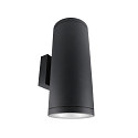 Projecteur de fa�ade SHORELINE PRO ROUND 140 UP&DOWN � 2 flammes, rond, CCT Switch IP65, gris fonc� gradable