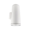 Projecteur de fa�ade SHORELINE PRO ROUND 140 UP&DOWN � 2 flammes, rond, CCT Switch IP65, blanche gradable