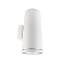 Projecteur de fa�ade SHORELINE PRO ROUND 140 UP&DOWN � 2 flammes, rond, CCT Switch IP65, blanche gradable