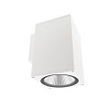 Projecteur de fa�ade SHORELINE PRO SQUARE 140 DOWN � 1 flamme, angulaire, CCT Switch IP65, blanche gradable