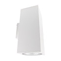 Projecteur de fa�ade SHORELINE PRO SQUARE 140 UP&DOWN � 2 flammes, angulaire, CCT Switch IP65, blanche gradable