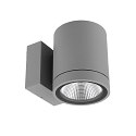 Projecteur de fa�ade SHORELINE PRO ROUND 100 DOWN � 1 flamme, rond, CCT Switch IP65, gris clair gradable