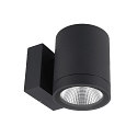 Projecteur de fa�ade SHORELINE PRO ROUND 100 DOWN � 1 flamme, rond, CCT Switch IP65, gris fonc� gradable