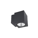 Projecteur de fa�ade PRO SQUARE 100 DOWN � 1 flamme, angulaire, CCT Switch IP65, gris fonc� gradable